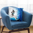 Thoughts And Waves Throw Pillow By Ashvin Harrison