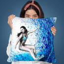 Thoughts And Waves Throw Pillow By Ashvin Harrison