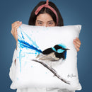 Wren Dreaming Throw Pillow By Ashvin Harrison