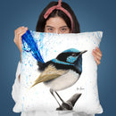 Wren Of Rain Throw Pillow By Ashvin Harrison