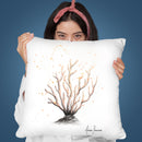 New Coral Throw Pillow By Ashvin Harrison