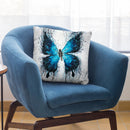 The Butterfly Blue Wings Throw Pillow By Ashvin Harrison