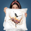 Violetta Ballerina Throw Pillow By Ashvin Harrison