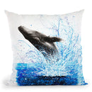 Whale Waves Throw Pillow By Ashvin Harrison