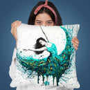 Chrysocolla Dance Throw Pillow By Ashvin Harrison