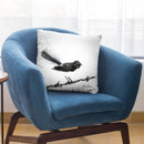 Coleraine Willy Wagtail Throw Pillow By Ashvin Harrison