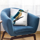 Enlightened Kingfisher Throw Pillow By Ashvin Harrison