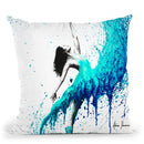 In The Waves Throw Pillow By Ashvin Harrison