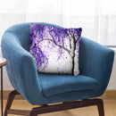 Jacaranda Picnic Throw Pillow By Ashvin Harrison