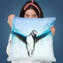 Kingfisher Rise Throw Pillow By Ashvin Harrison
