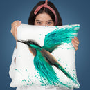 Kingfisher Tropics Throw Pillow By Ashvin Harrison