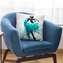 Kingfisher Woman Throw Pillow By Ashvin Harrison