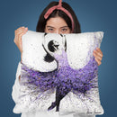 Lavender Dance Throw Pillow By Ashvin Harrison