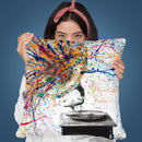 Louder Throw Pillow By Ashvin Harrison