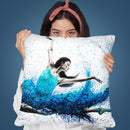Luna Marina Ballet Throw Pillow By Ashvin Harrison