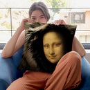 Monalisa Vison Fendi Throw Pillow By Alexandre Venancio