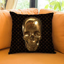 Skull Lv Throw Pillow By Alexandre Venancio