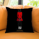 Iconic Dresses Valentino I Throw Pillow By Alexandre Venancio