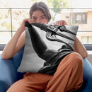 Parisin Black And White Composition I Throw Pillow By Alexandre Venancio
