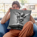 Parisin Black And White Composition Ii Throw Pillow By Alexandre Venancio