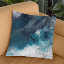 Teal Ocean 2 Throw Pillow By Blakely Bering