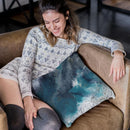 Teal Ocean 2 Throw Pillow By Blakely Bering