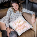 Your Wings Are Bigger Throw Pillow By Blakely Bering