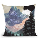 Mountain Range Throw Pillow By Blakely Bering