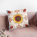 October Garden Vii Throw Pillow By Beth Grove