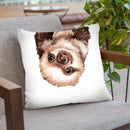 Baby Sloth Throw Pillow by Big Nose Work