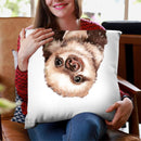 Baby Sloth Throw Pillow by Big Nose Work