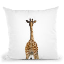 Giraffe Butt Throw Pillow by Big Nose Work