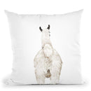 Llama Butt Throw Pillow by Big Nose Work
