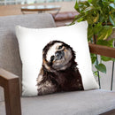 Sloth Throw Pillow by Big Nose Work