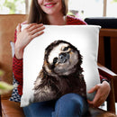 Sloth Throw Pillow by Big Nose Work