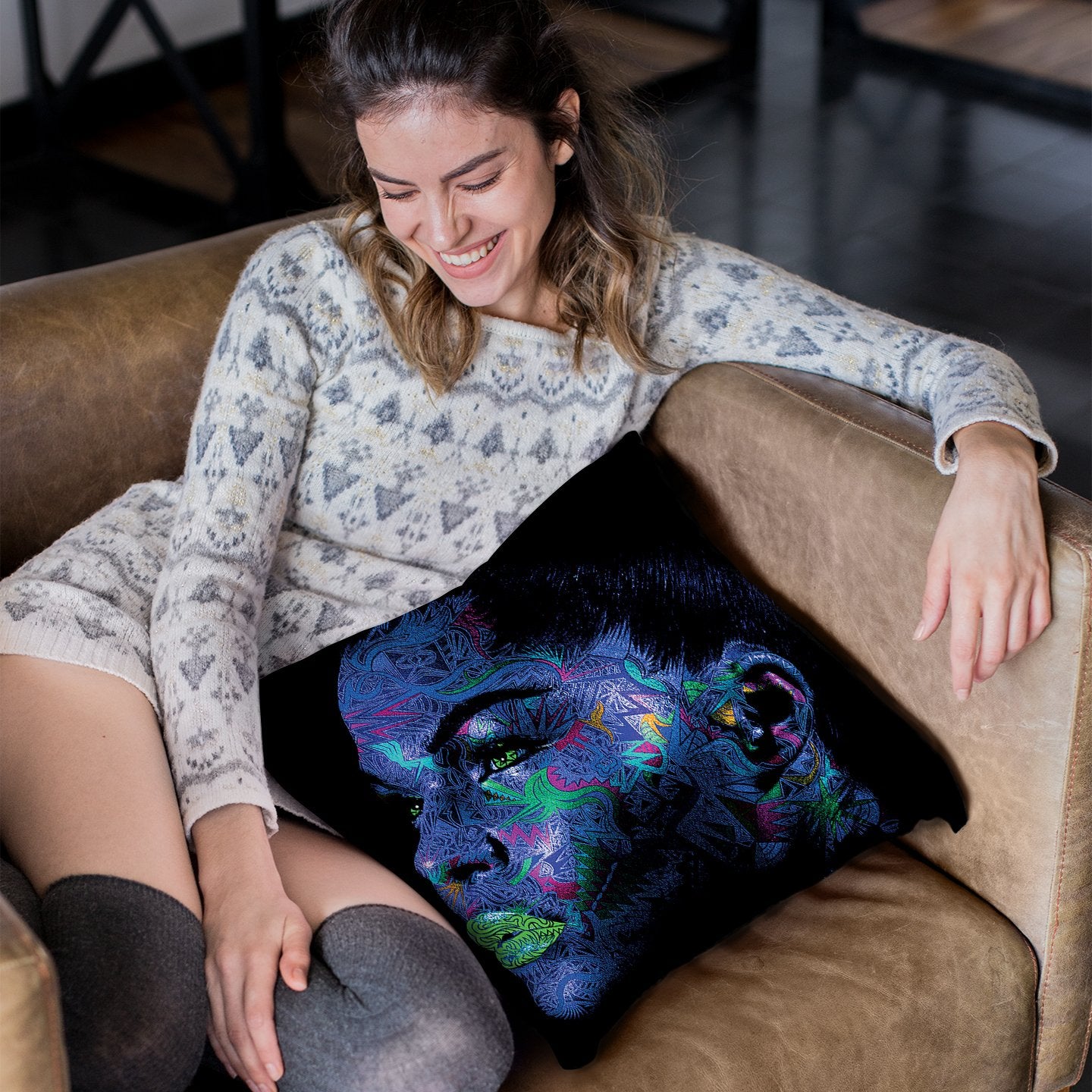 Sarah Throw Pillow By Baro Sarre