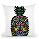 Vibrant Pineapple Throw Pillow By Baro Sarre