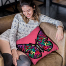Butterfly-Sauvage Throw Pillow By Baro Sarre