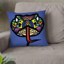 Snake-Sauvage Throw Pillow By Baro Sarre