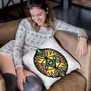 Vibrant Lemon Throw Pillow By Baro Sarre