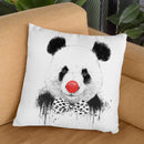 Clown Panda Throw Pillow By Balazs Solti