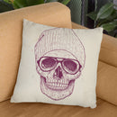 Cool Skull Throw Pillow By Balazs Solti