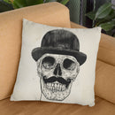 Gentlemen Never Die Throw Pillow By Balazs Solti
