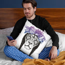 King Of Lions Throw Pillow By Balazs Solti