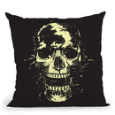 Scream Golden Throw Pillow By Balazs Solti