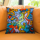 Jigsaw Throw Pillow By Billy The Artist
