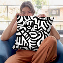 Sleepy Throw Pillow By Billy The Artist