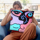 The Couple Throw Pillow By Billy The Artist