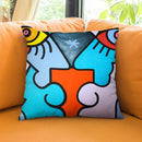 Valentines Kiss Throw Pillow By Billy The Artist