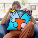Valentines Kiss Throw Pillow By Billy The Artist